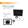 solar power emergency light with 2600mah rechargeable emergency light li-ion batteries JR-CGY3-12W